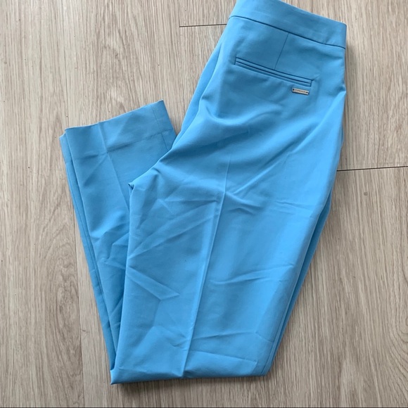 T Tahari Pants - T Tahari Cigarette Pants 10 Blue Belle Cropped NWT